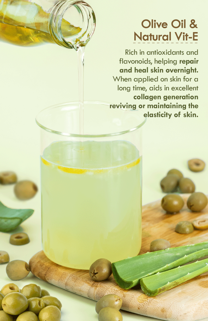 Active Olive Vit-E Night Gel Moisturiser 50g-x1