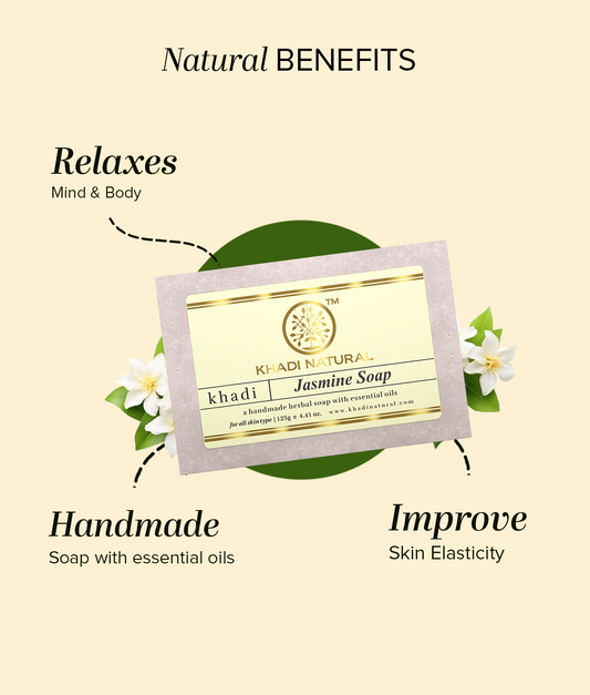 Herbal Jasmine Soap Combo Pack Of 5 125gm Each
