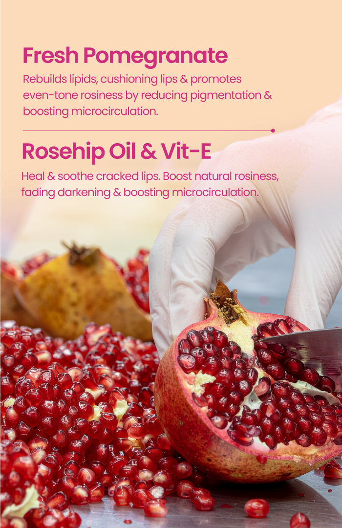 Pomegranate Rosehip Vit-E Lip Butter 8g × 1