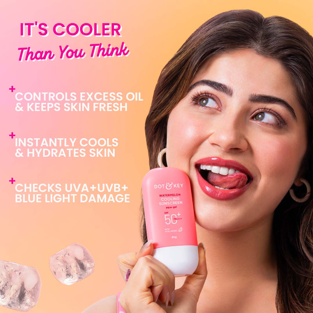 Watermelon Cooling Sunscreen, IN-VIVO Tested SPF 50+ PA++++ 50g