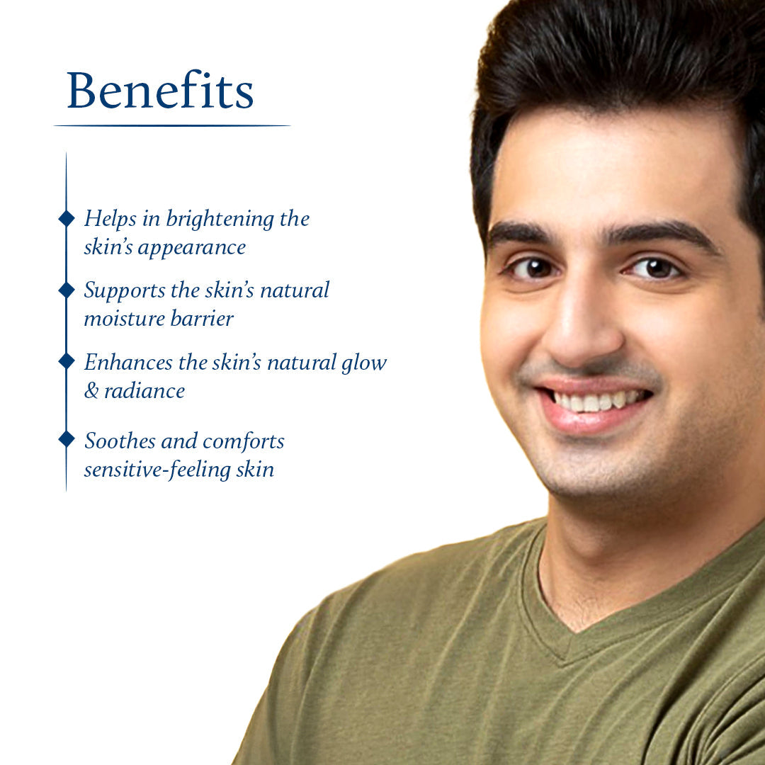 Shubhr Sandalwood Skin Brightening & Face Glow Cream for Men (13 Herbs, 50g) 50g
