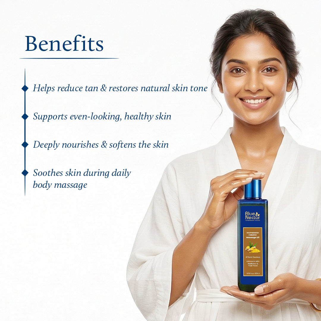 Nalpamaradi Thailam - Skin Brightening Oil with Turmeric for Body and Face (16 herbs) 200ml