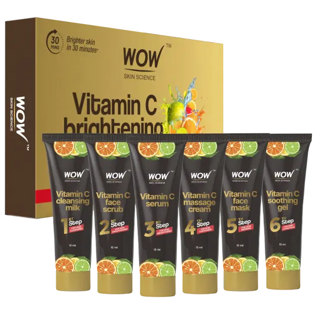 Vitamin C Brightening Facial Kit For Brighter And Even Toned Skin