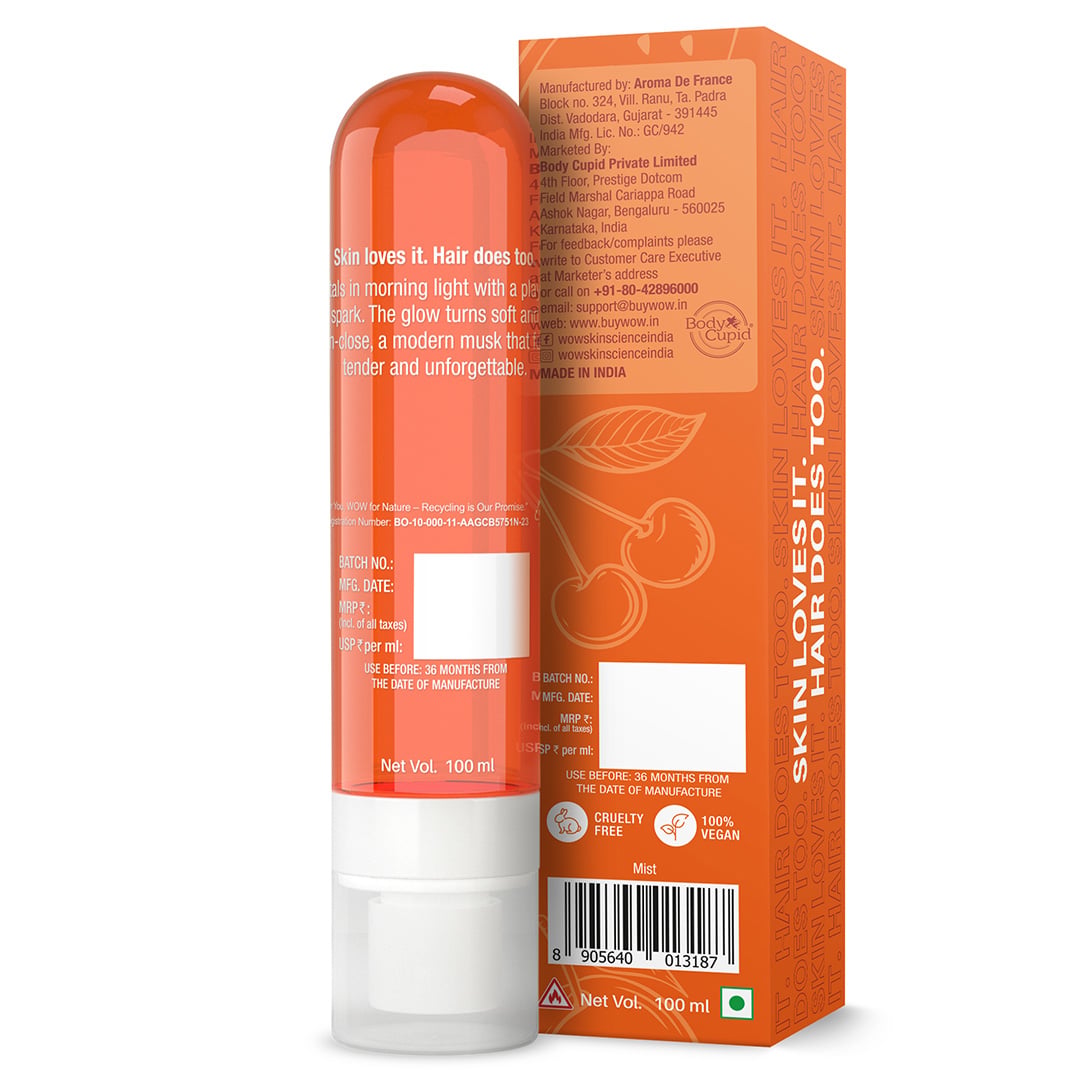 Zesty Crush Perfume Mist Invigorating Citrus & Vanilla Scent 100ml