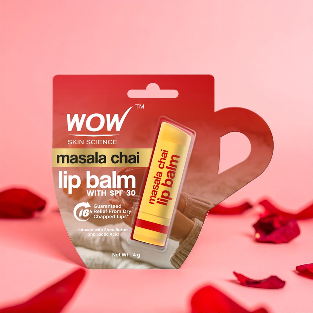 Masala Chai Lip Balm Moisture Seal & Nostalgic Flavor Shine 4gm