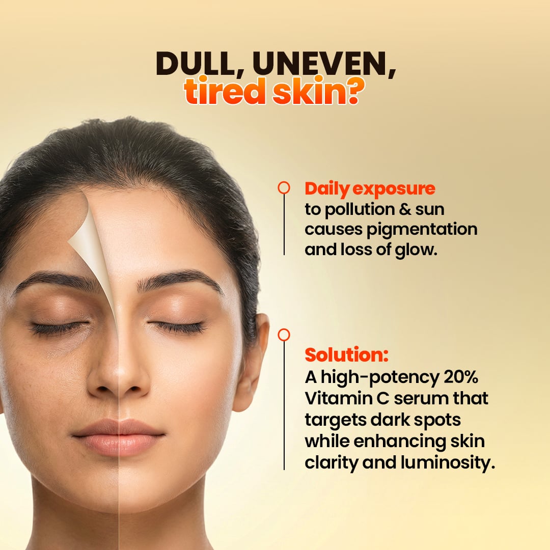20% Vitamin C Face Serum Radiance Boost & Dark Spot Fading