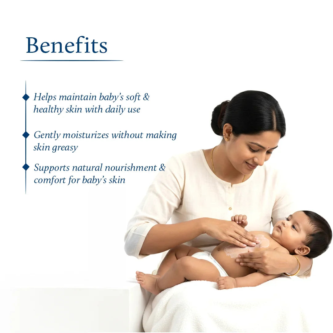 Niraa Baby Body Lotion with Natural Ghee for Nourished Skin (12 herbs) 100ml