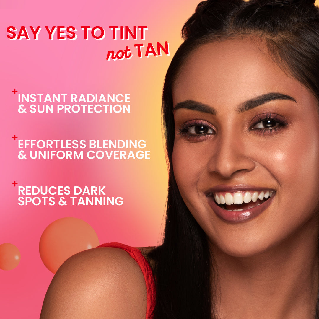 Strawberry Dew Tinted Sunscreen, In-Vivo Tested SPF 50+ PA++++ 