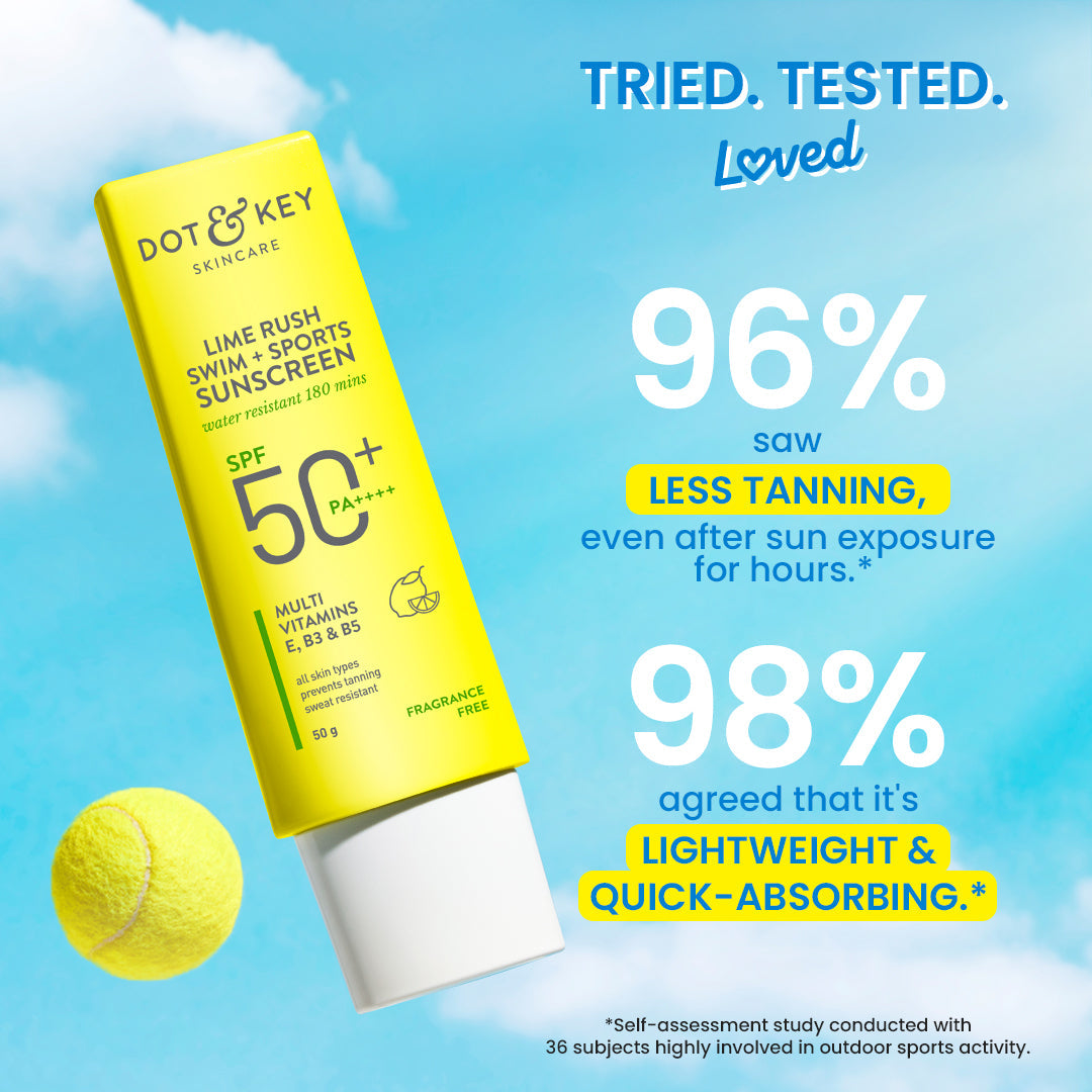 Swim + Sports Sunscreen, In-Vivo Tested SPF 50+ PA++++ 50g