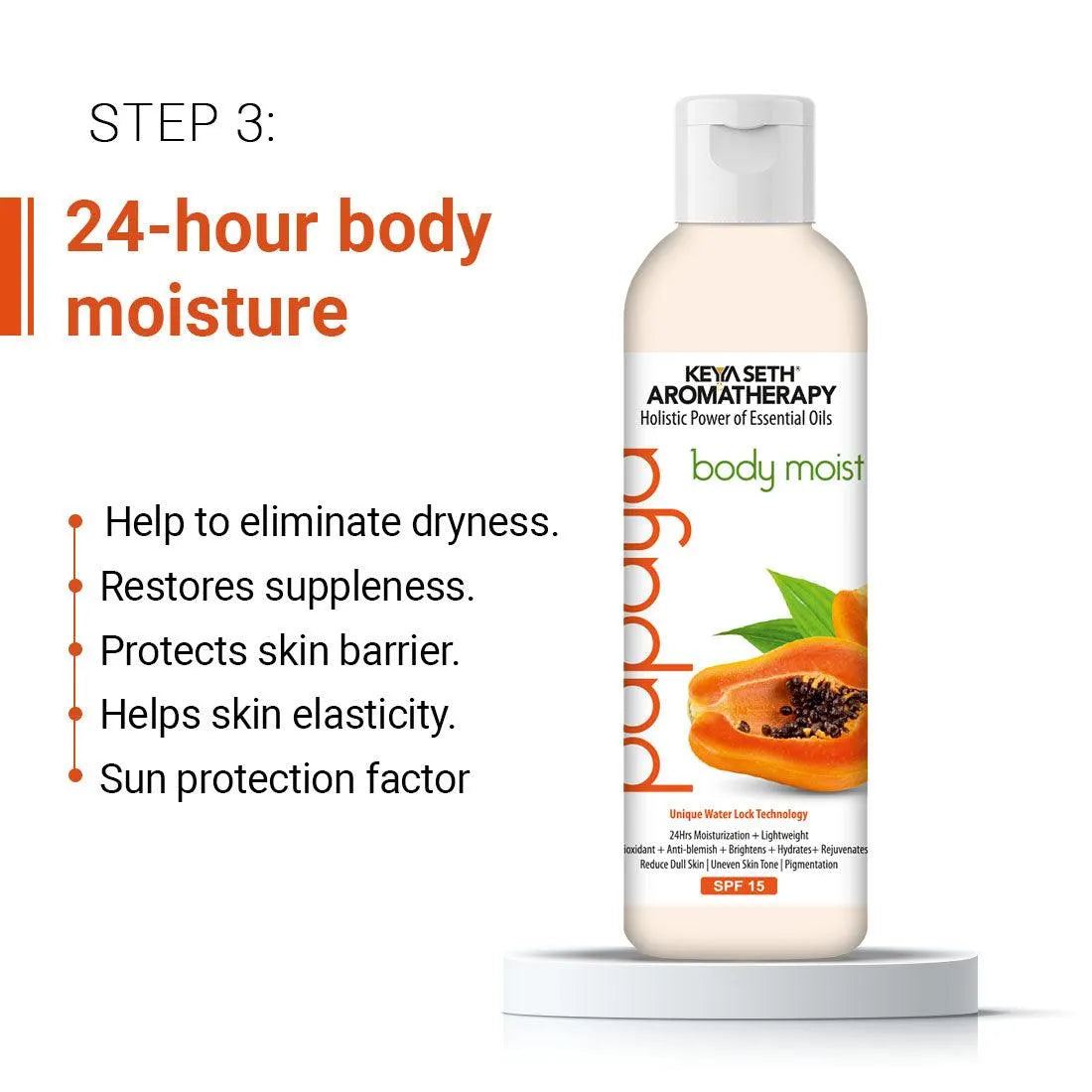 Papaya Skin Care Essential Kit, Brightening & Glowing Skin, Papaya Face Wash + Papaya Cream + Papaya Body Moisturizer, Enriched with Papaya Extract 400g