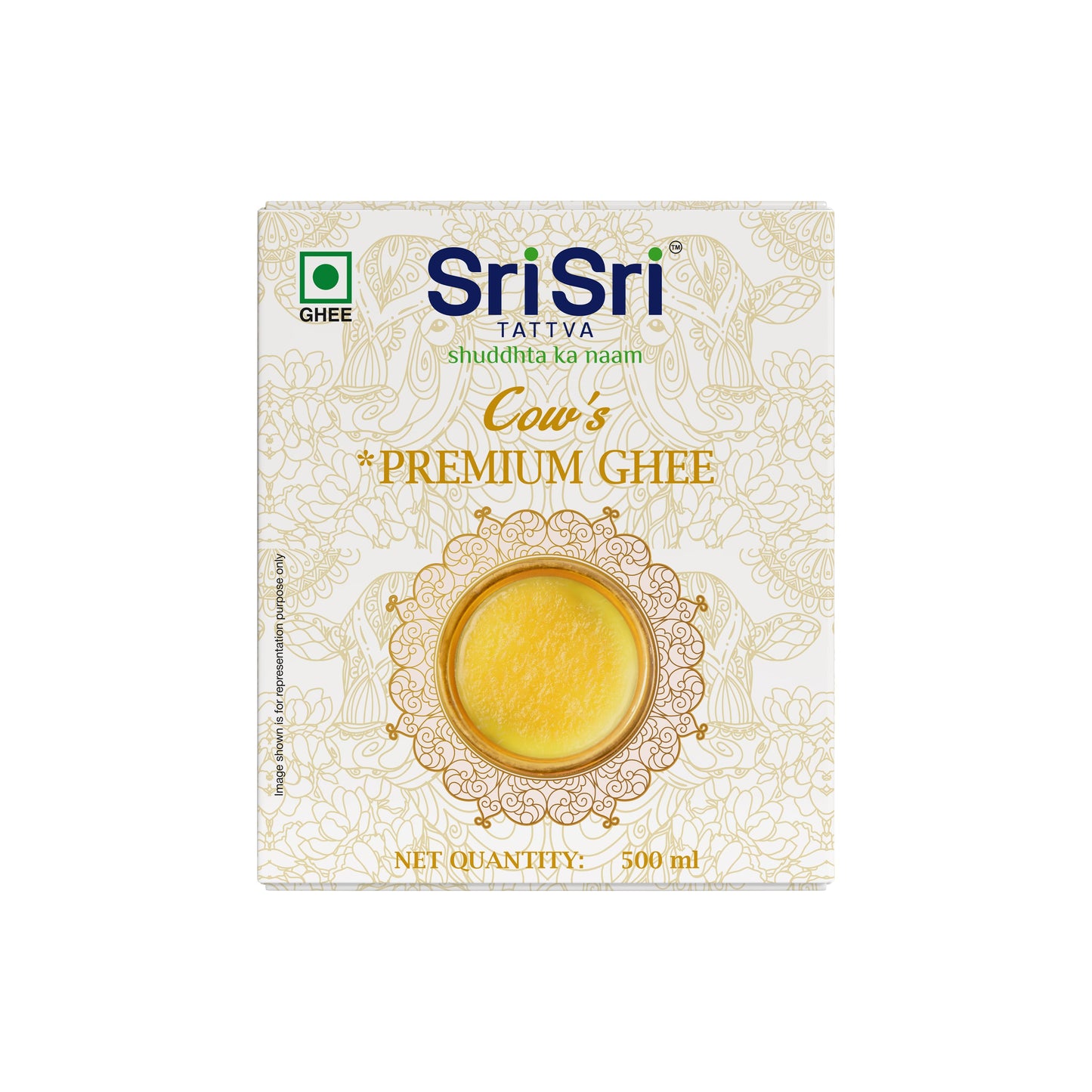 【Sri Sri Tattva】 Cow's Premium Ghee｜ 牛プレミアム・ギー｜ 500ml