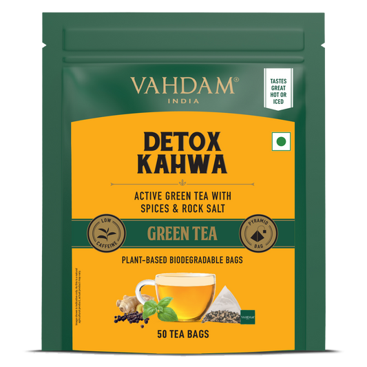 Detox Kahwa Green Tea, 50 Count 50 Count