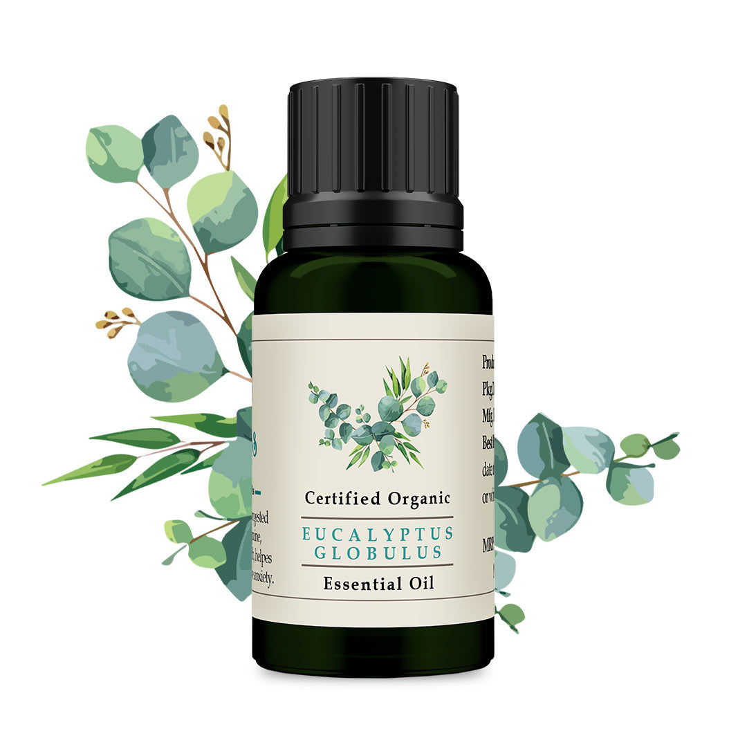 Eucalyptus Essential Oil - Certified Organic 15ml