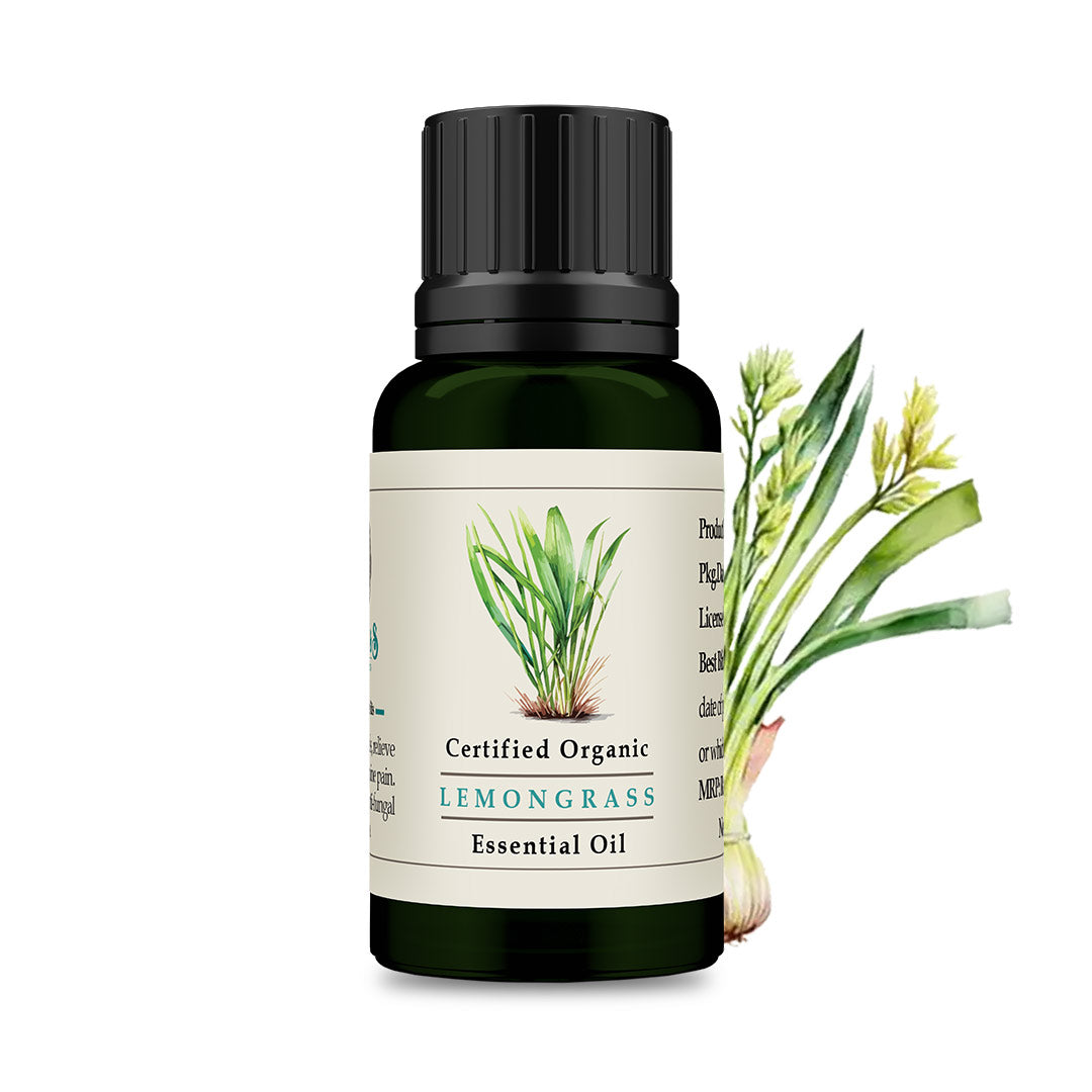 Lemongrass Essential Oil - Certified Organic 30ml