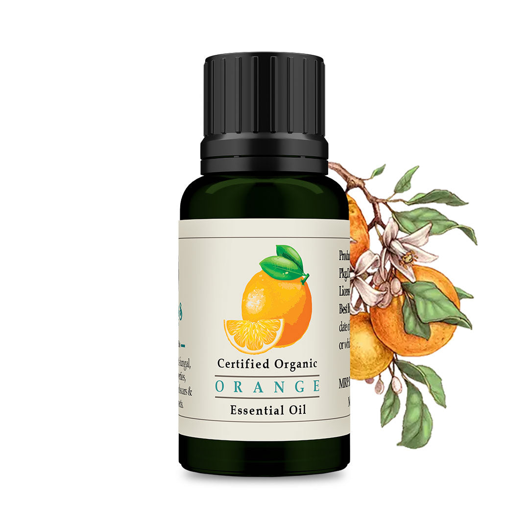 Orange Essential Oil - Certified Organic 15ml