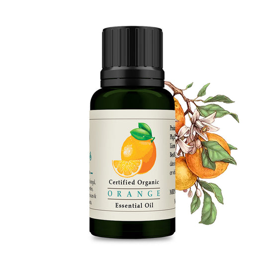 Orange Essential Oil - Certified Organic 15ml