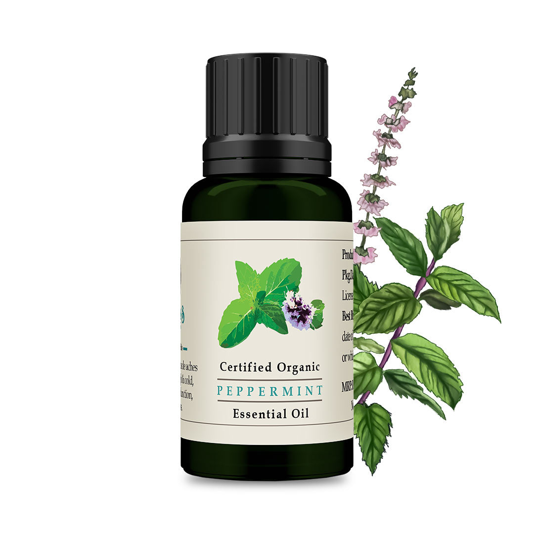 Peppermint Essential Oil - Certified Organic 30ml