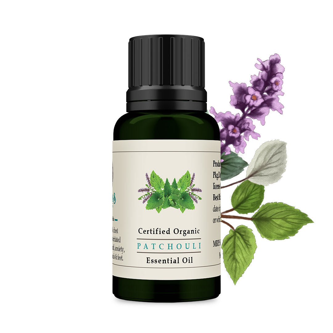 Patchouli Essential Oil - Certified Organic 15ml