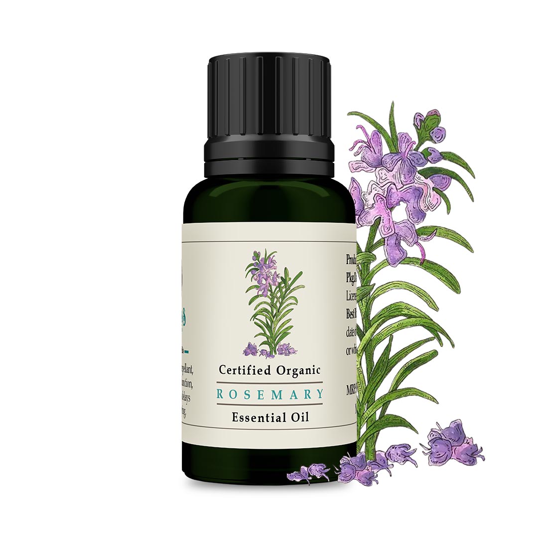 Rosemary Essential Oil - Certified Organic 30ml