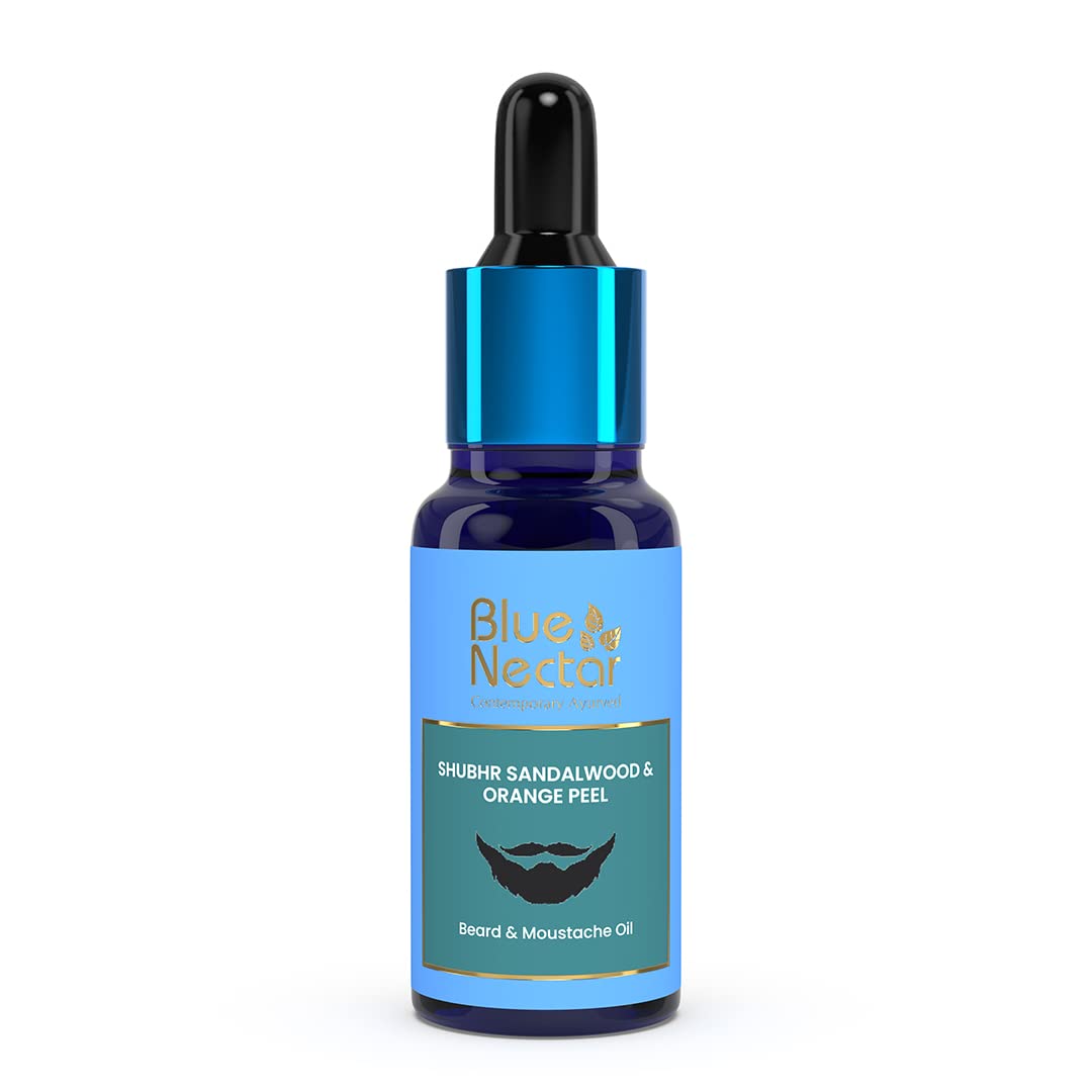 Shubhr Sandalwood and Orange Peel Beard and Moustache Growth Oil (30 ml) 30ml