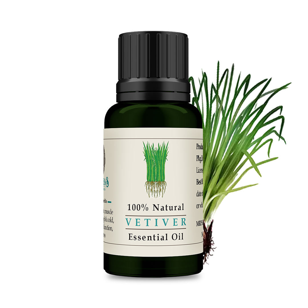 Vetiver Essential Oil - Certified Organic 10ml