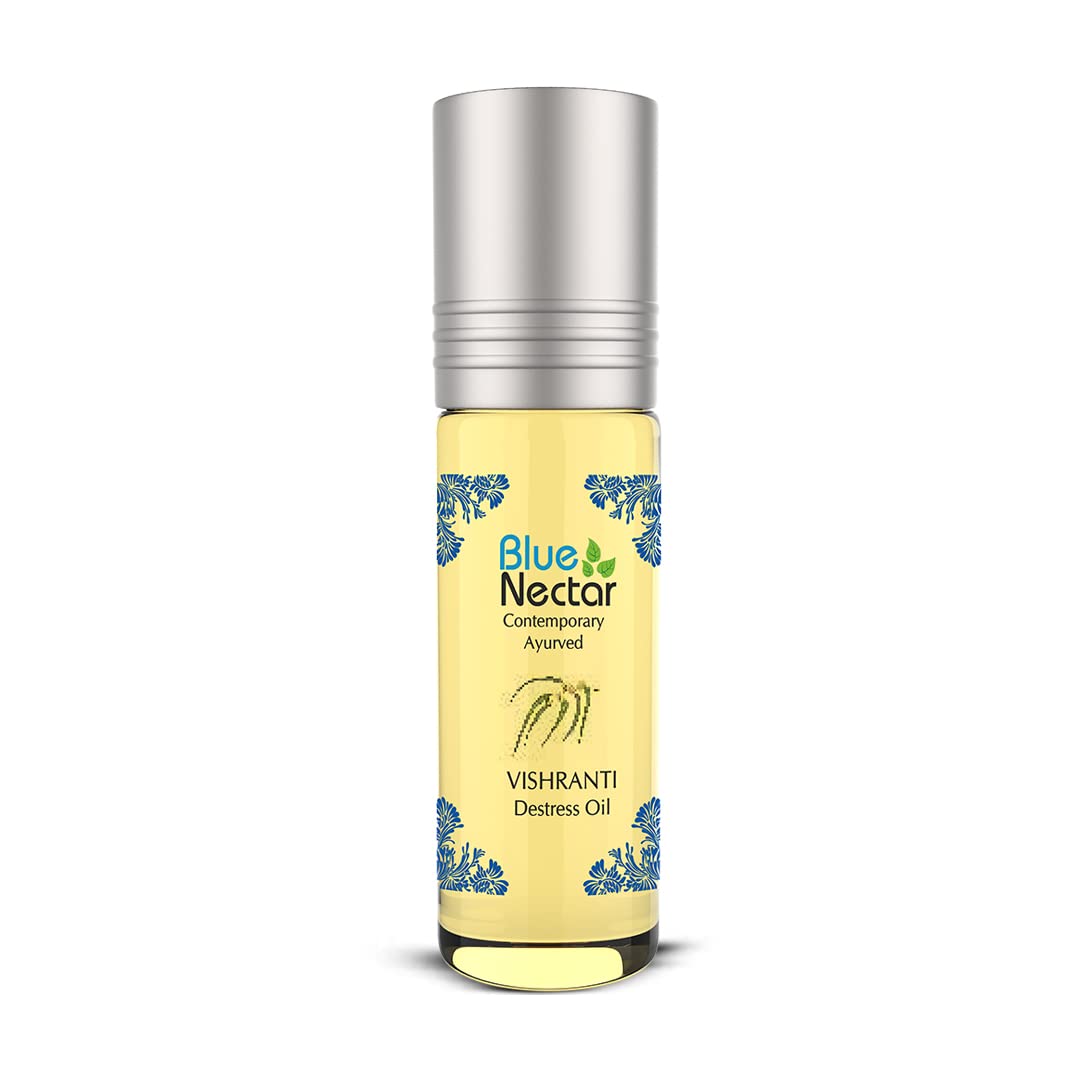 Vishranti Destress Oil & Roll On Migraine Relief (9 herbs, 9ml) 9ml