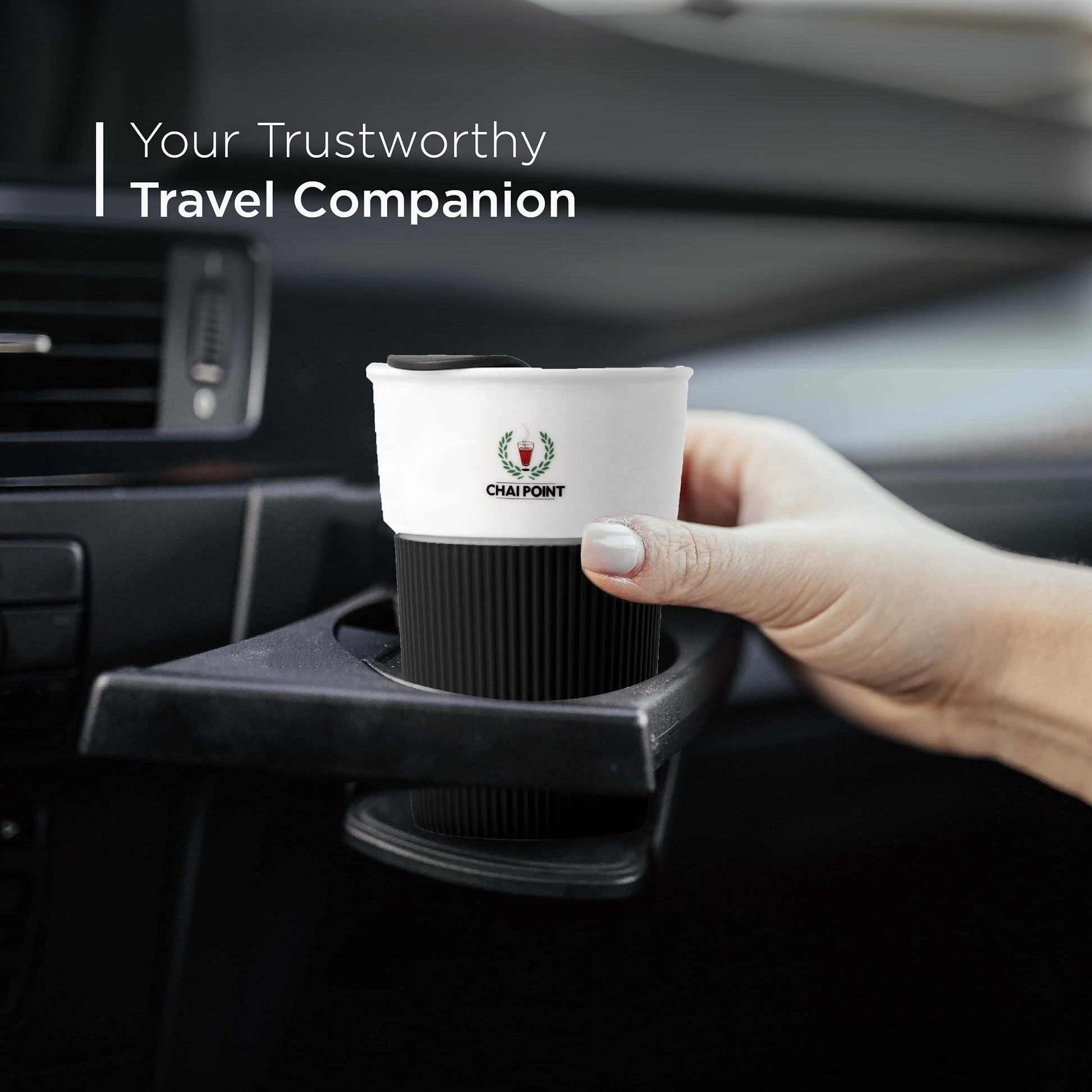 Ceramic Sipper Mug (Black)