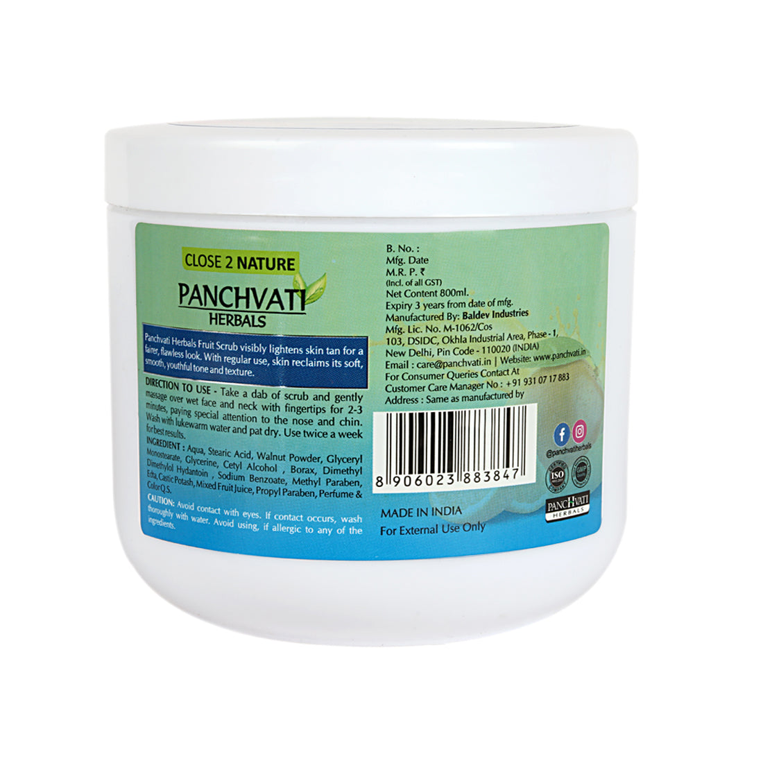 Fruit Scrub 800ml
