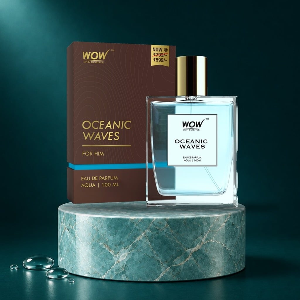 【WOW Skin Science】Oceanic Waves Eau De Parfum Aqua for Men｜オーシャニックウェーブ オードパルファム アクア フォーメン｜100ml