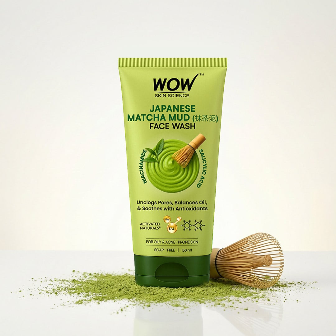 Japanese Matcha Mud Face Wash Purifies and Balances Oily Skin 150ml