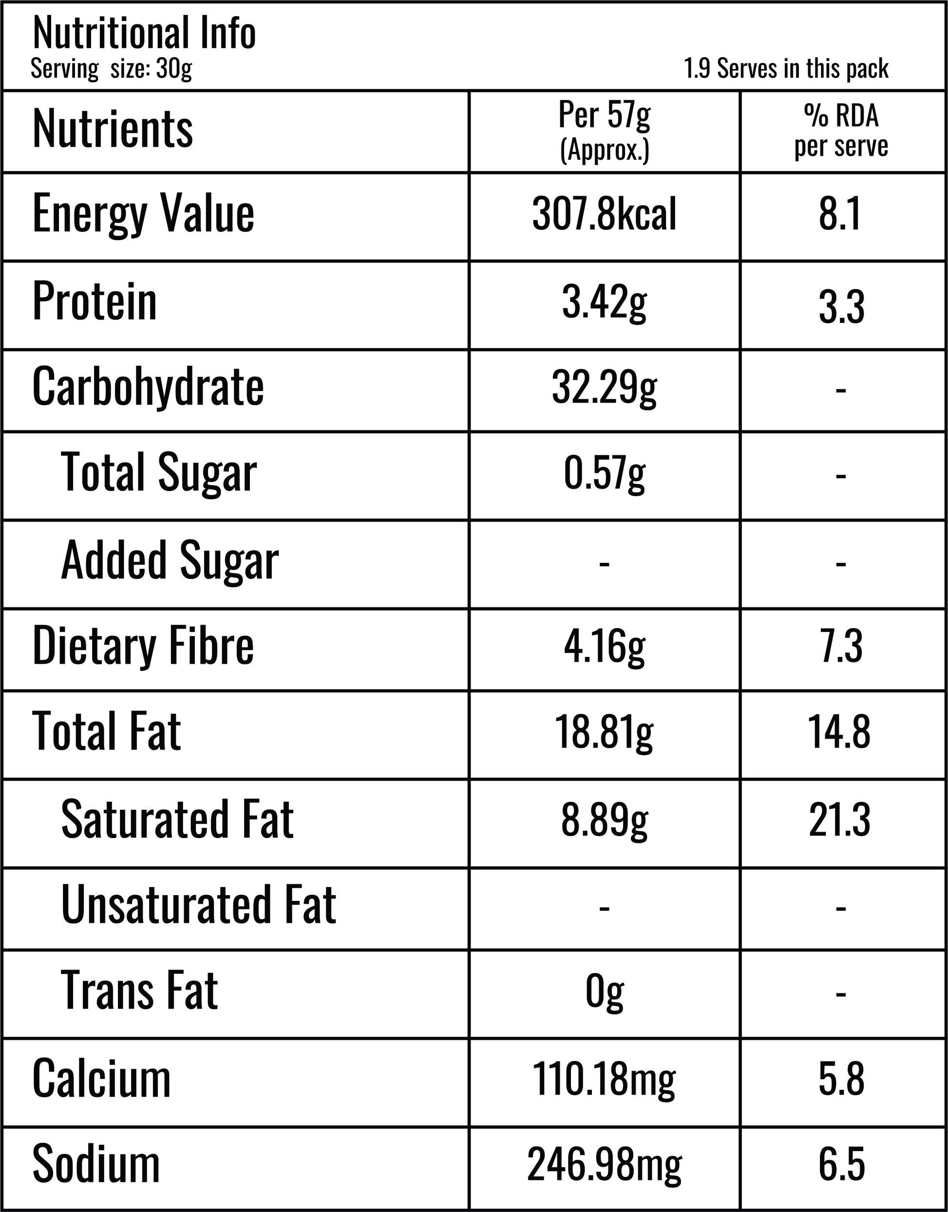 Desi Masala Ragi Chips 170g