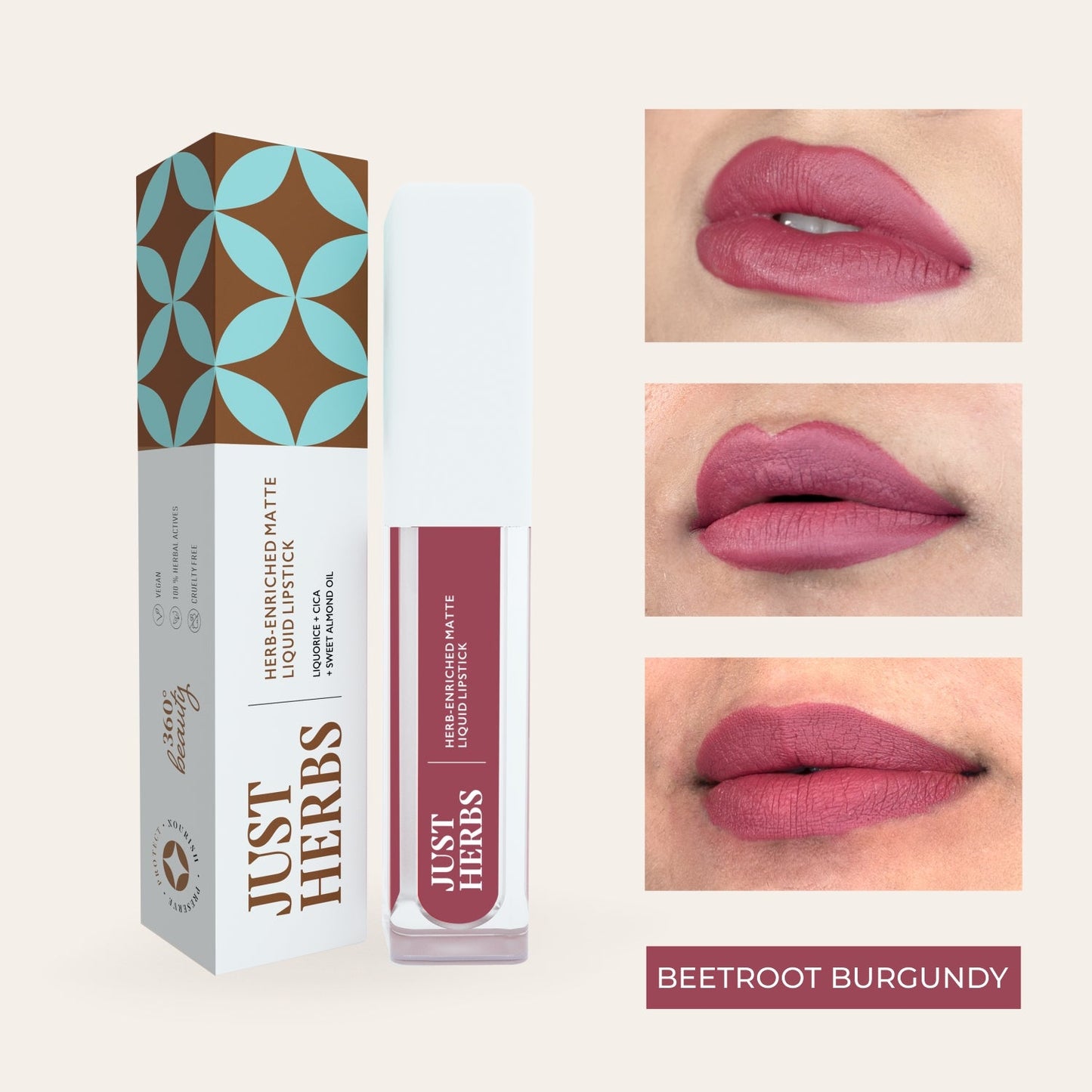 Herb-enriched Matte Liquid Lipstick