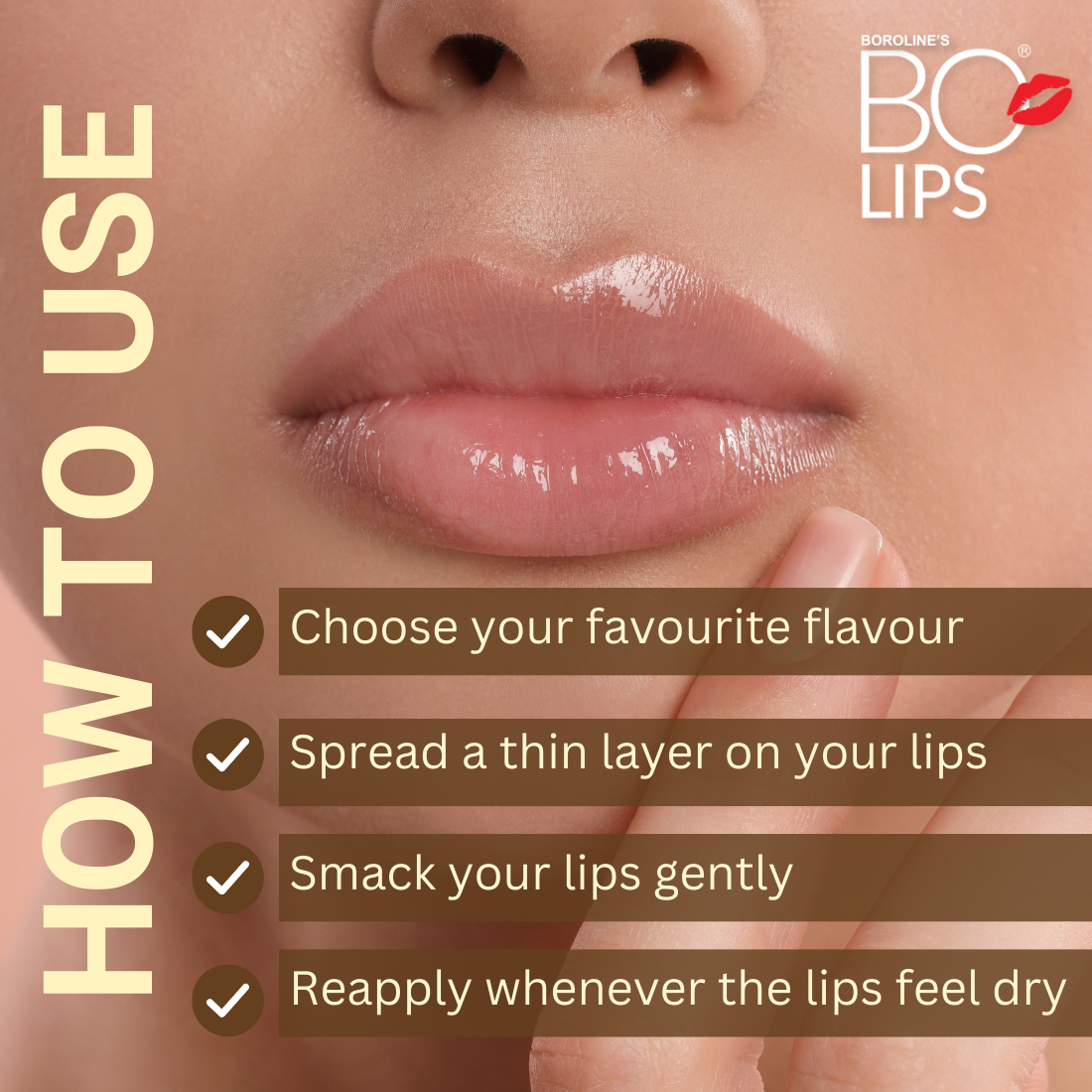 Bo Lips Nourishing Lip Balm | Black Currant Flavour