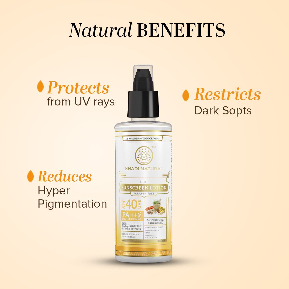 Sunscreen Moisturising Lotion - SPF 40 100ml