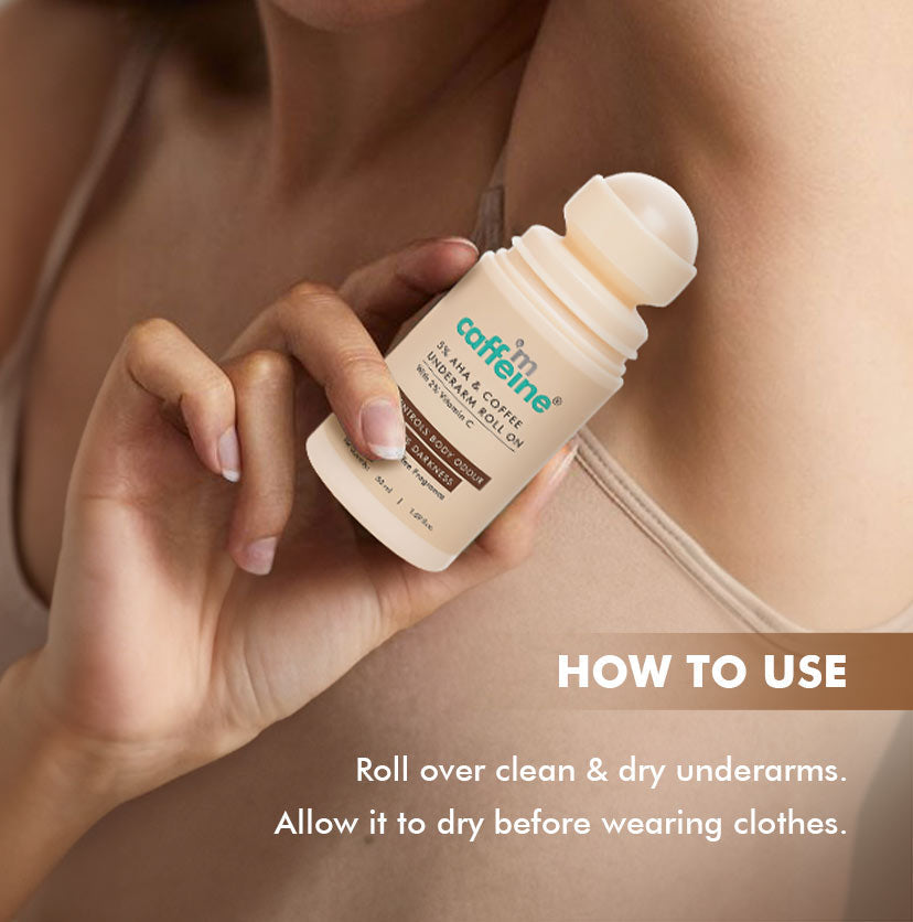 5% AHA Underarm Roll On with Coffee - 50ml