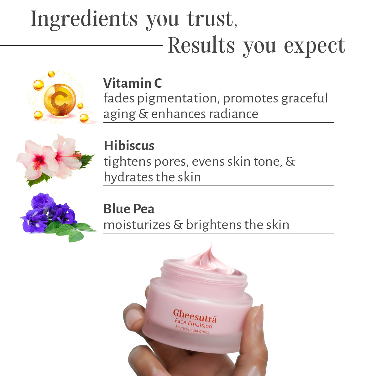 Gheesutrā Face Emulsion, 50 ml by Shankara 50ml