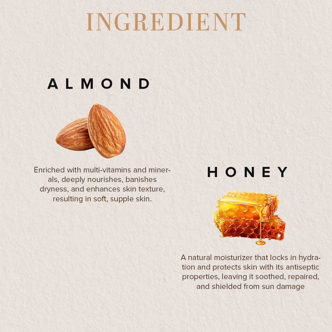 Almond & Honey Facial Massage Gel with Scrub 50gm