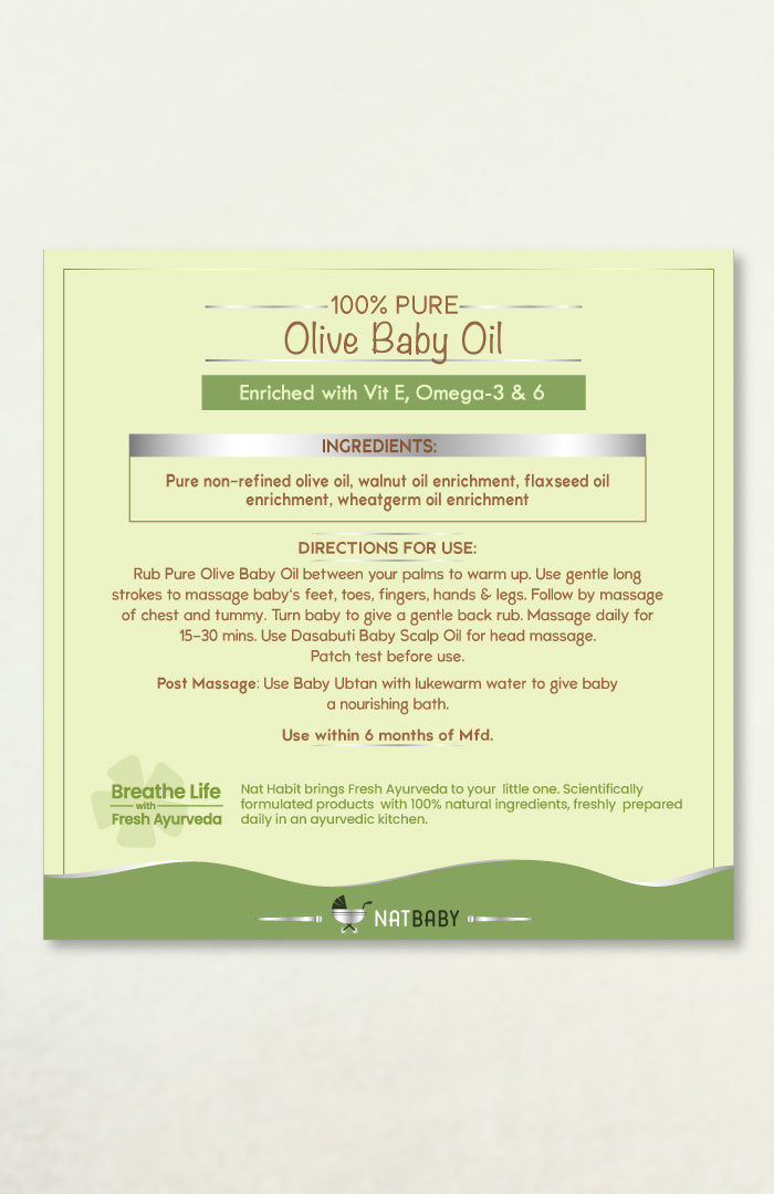 Pure Olive Baby Oil 100ml