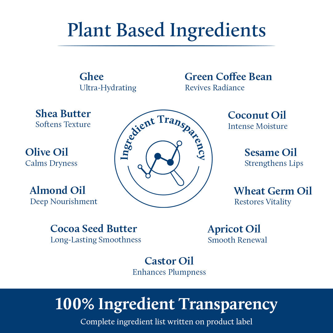 Shubhr Natural Lip Balm with goodness of Ghee ( 10 herbs , 10g ) (Coffee) 10g