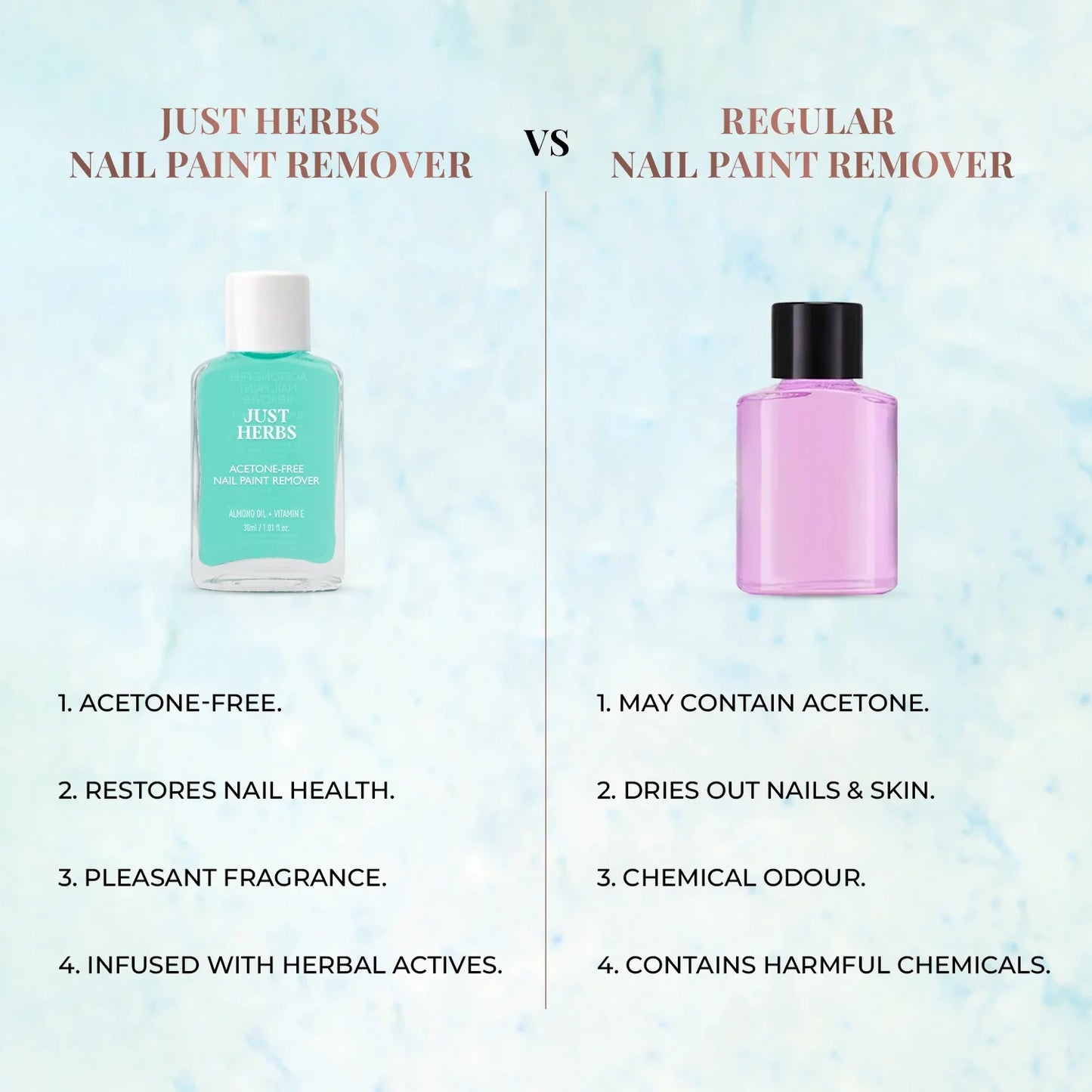 Nail Paint Remover with Almond Oil and Vitamin E 30ml