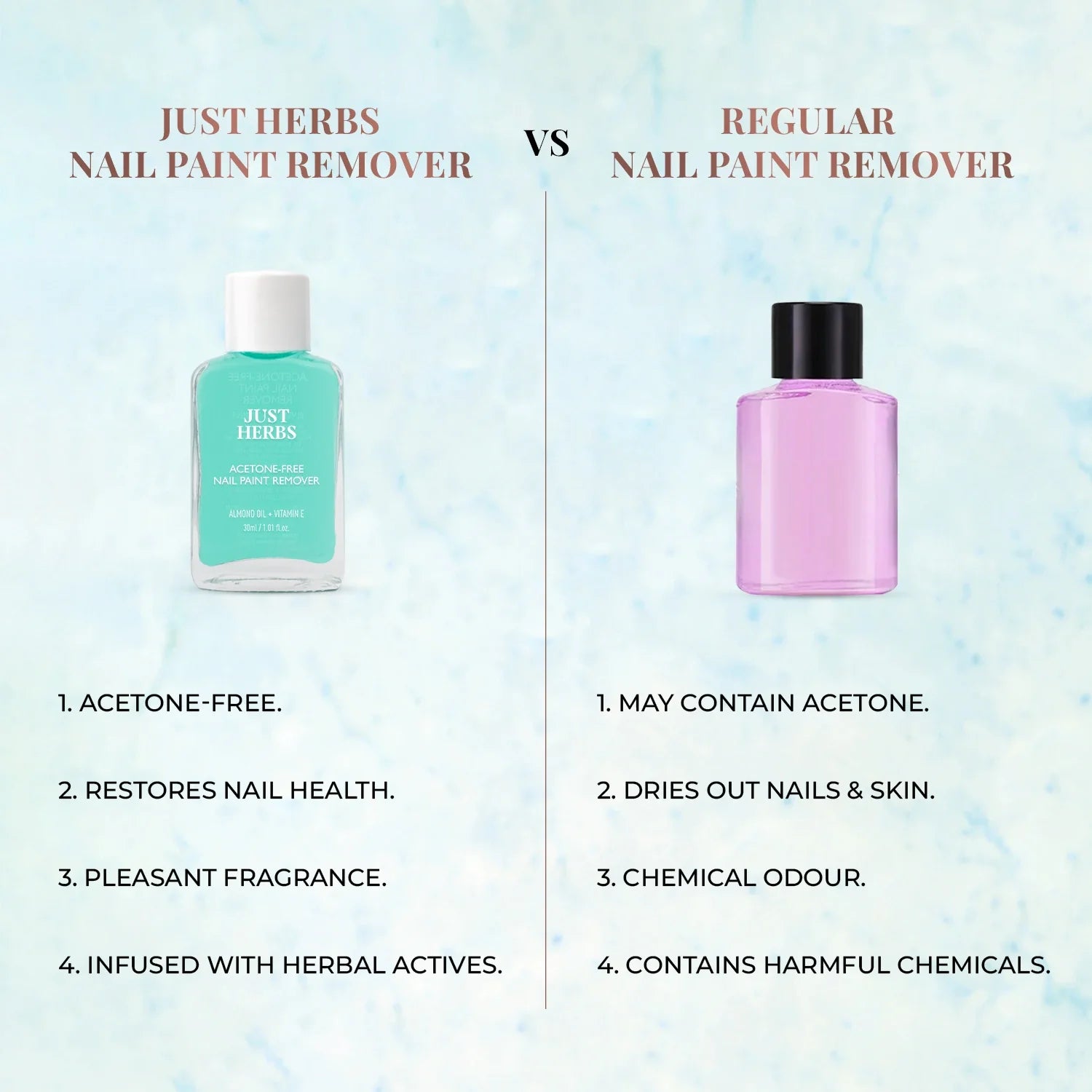 Nail Paint Remover with Almond Oil and Vitamin E 30ml