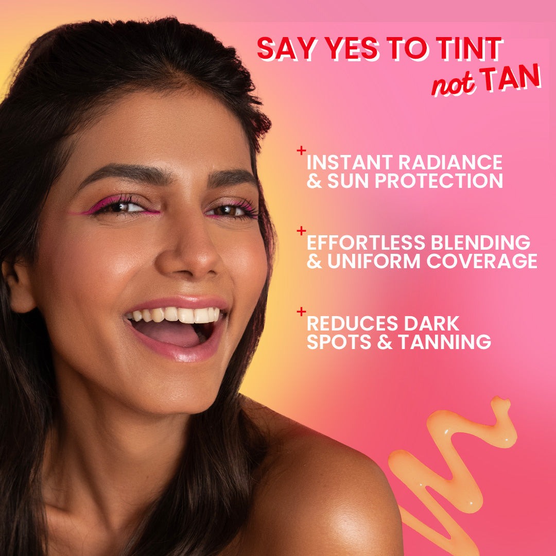 Strawberry Dew Tinted Sunscreen, In-Vivo Tested SPF 50+ PA++++ 