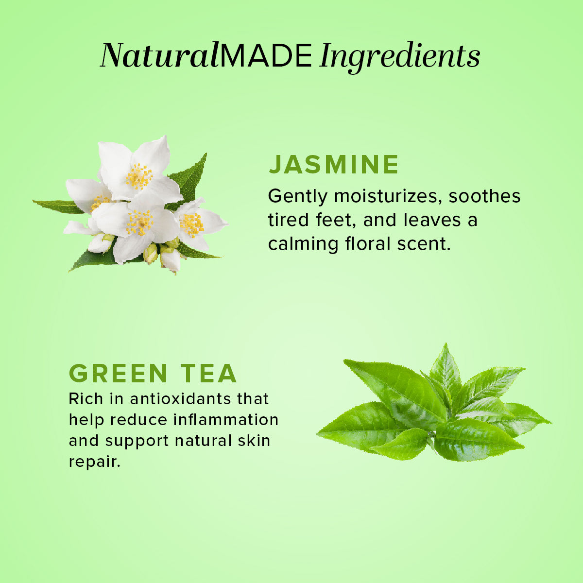 Jasmine & Green Tea Foot Crack Cream - With Sheabutter 50gm