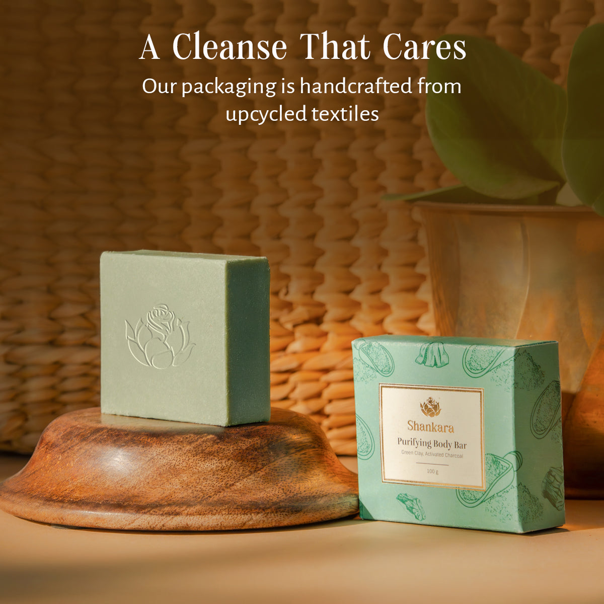 Purifying Body Bar – Green Clay & Activated Charcoal 100g