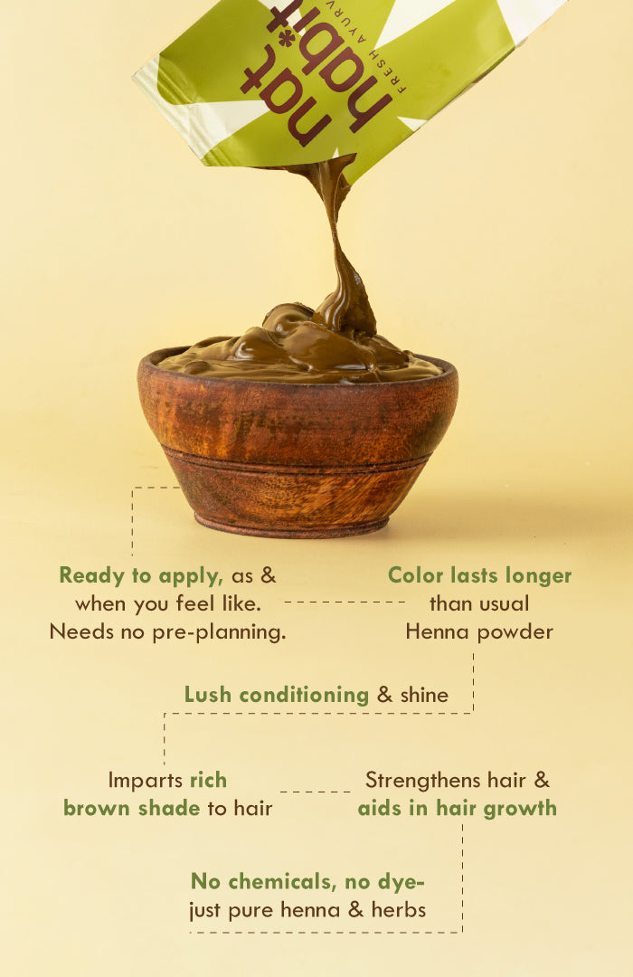 Ready to Apply Fresh Henna Paste 220g × 2