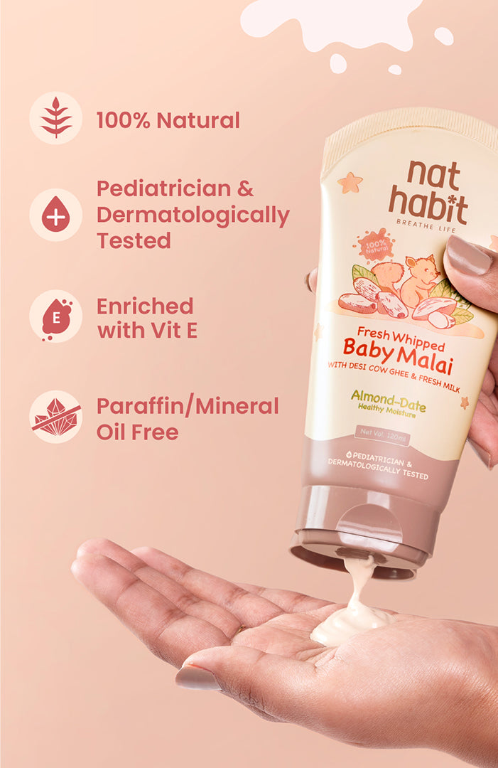 Almond & Date Fresh Baby Malai 120ml x 1個