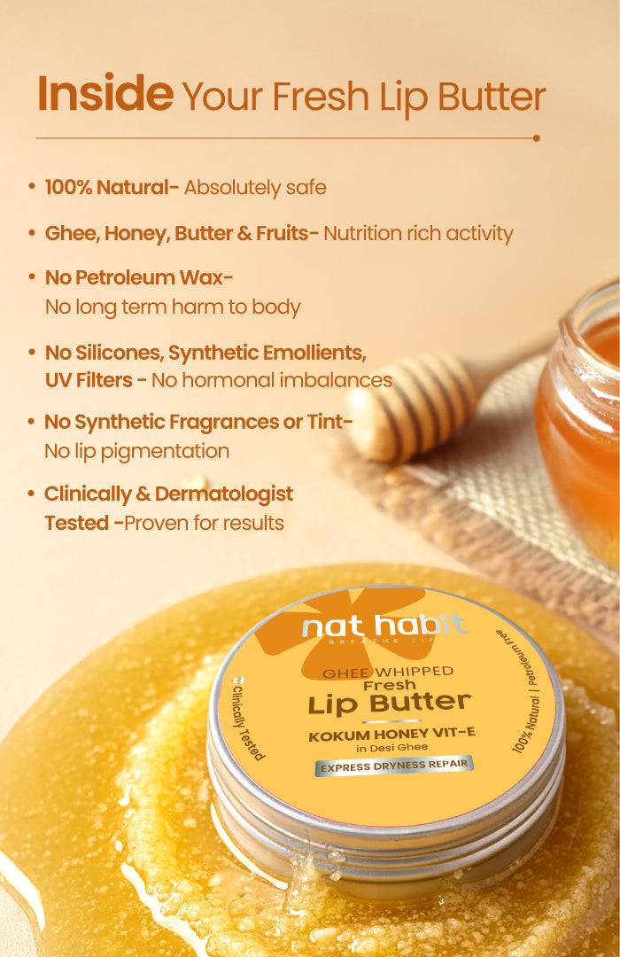 Kokum Honey Vit-E Lip Butter 8g x 1個