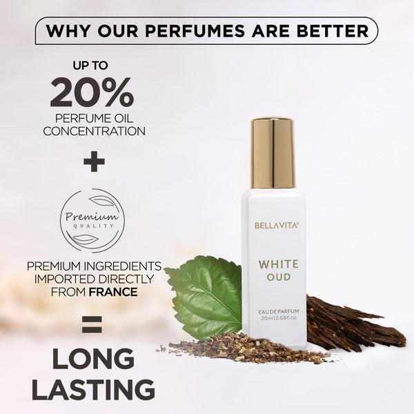 WHITE Oud Unisex Perfume - 20ml 20ml