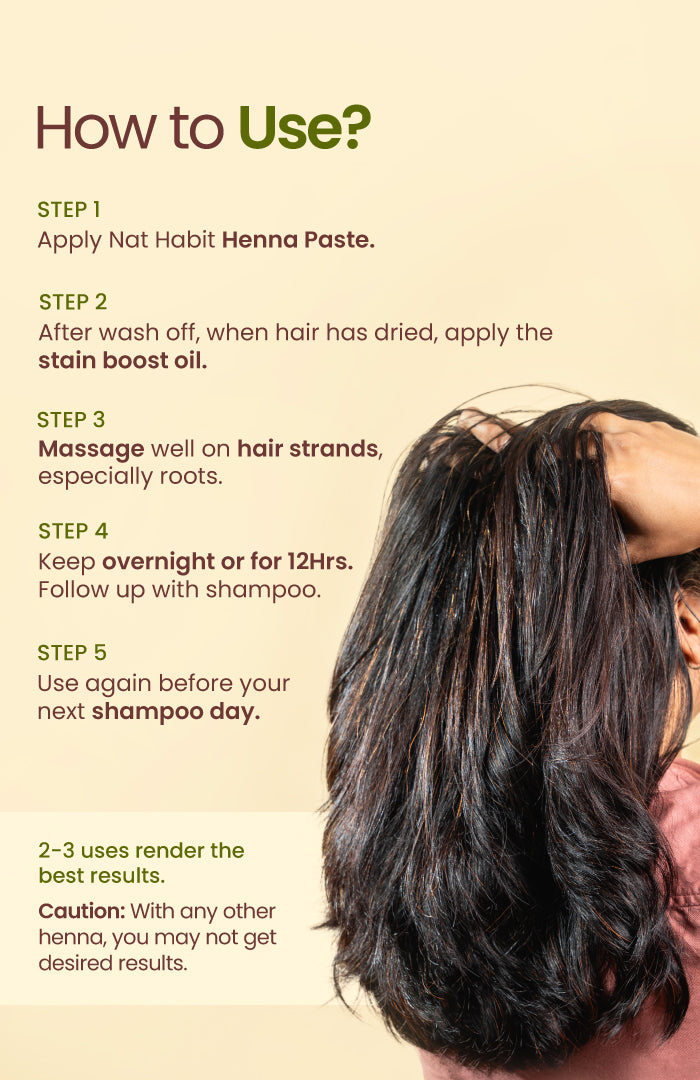 Post Henna Stain Boost Oil 50ml
