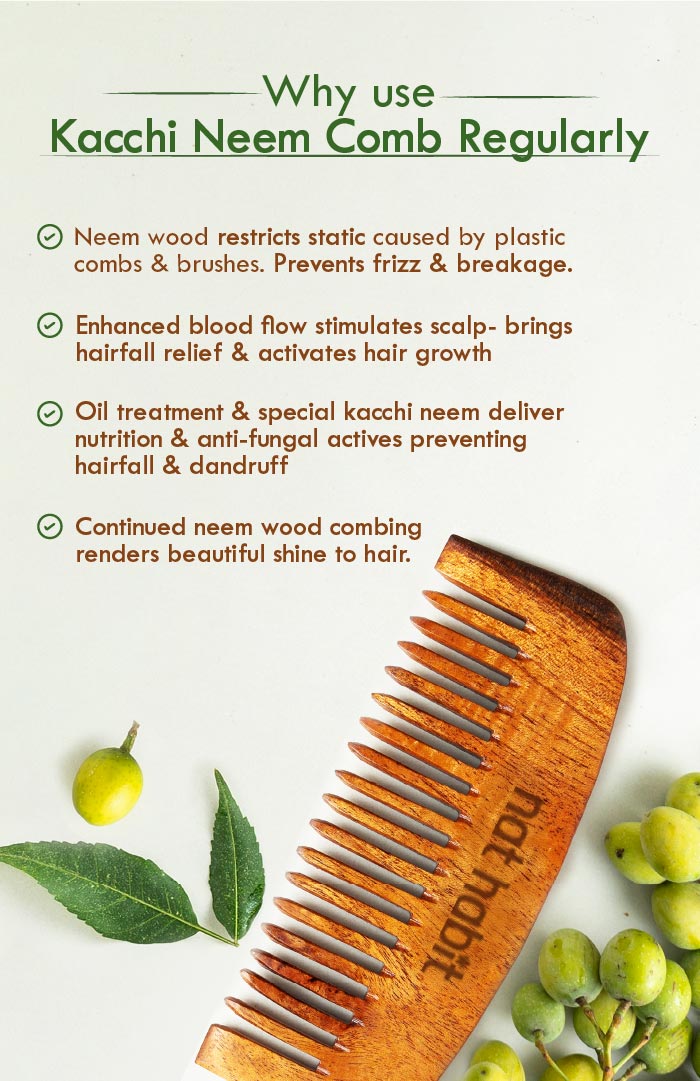 Kacchi Neem Bounce Comb 2個セット